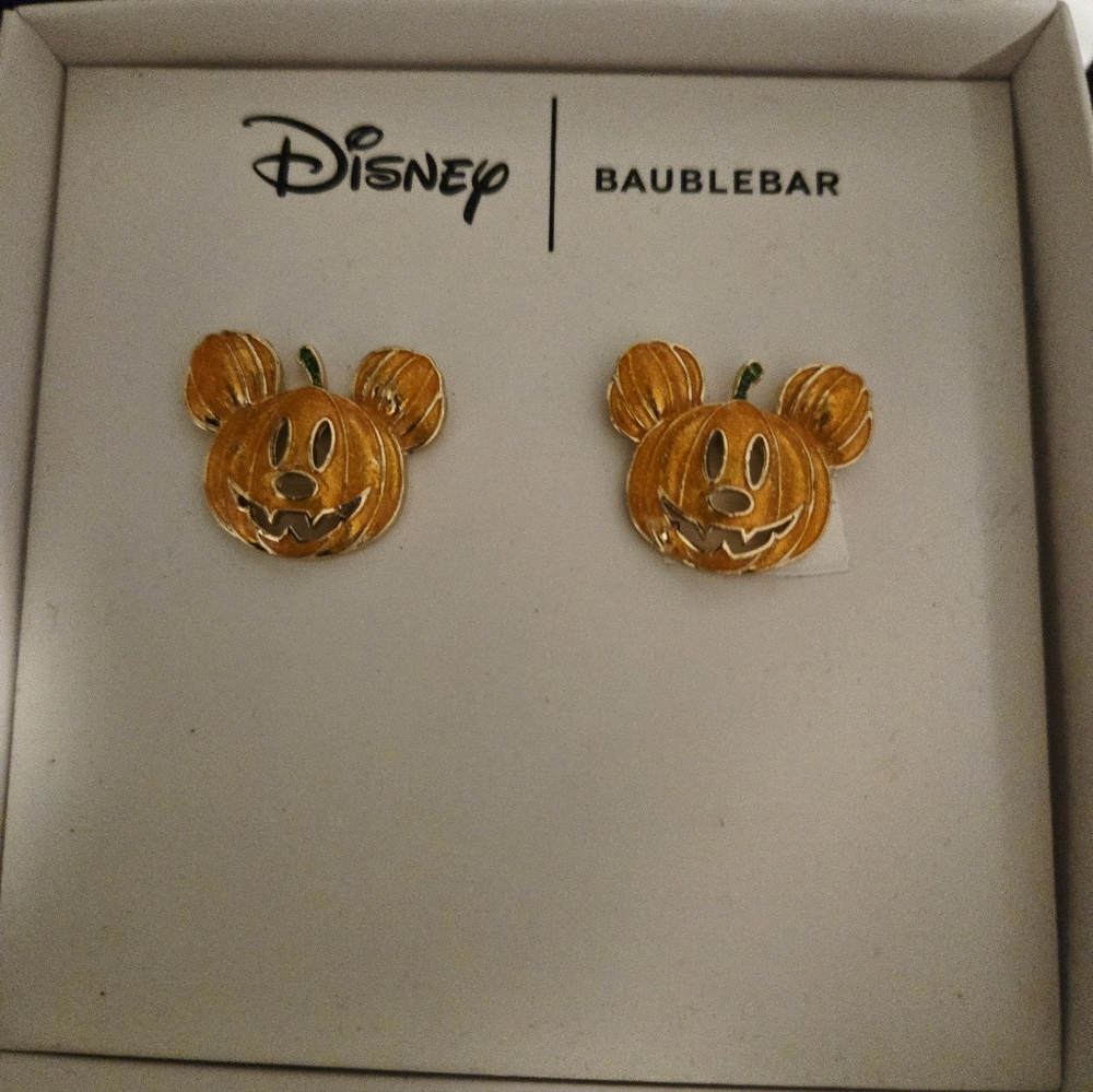 New Disney BaubleBar Mickey Icon Earrings